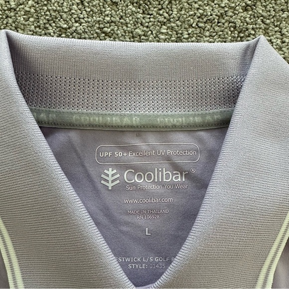 Coolibar UPF 50+ Women's Prestwick Golf Polo - Sun Protective Size Large - Picture 2 of 7